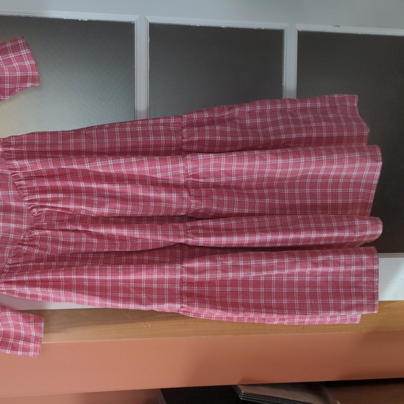 70s Vintage handmade tiered prairie Maxie dress - Picture 3 of 6